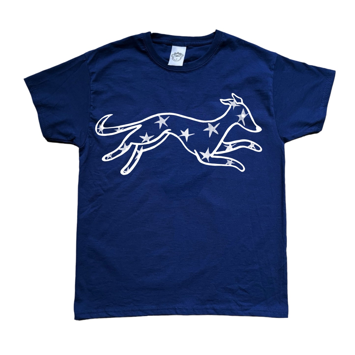 Starry dog navy tee