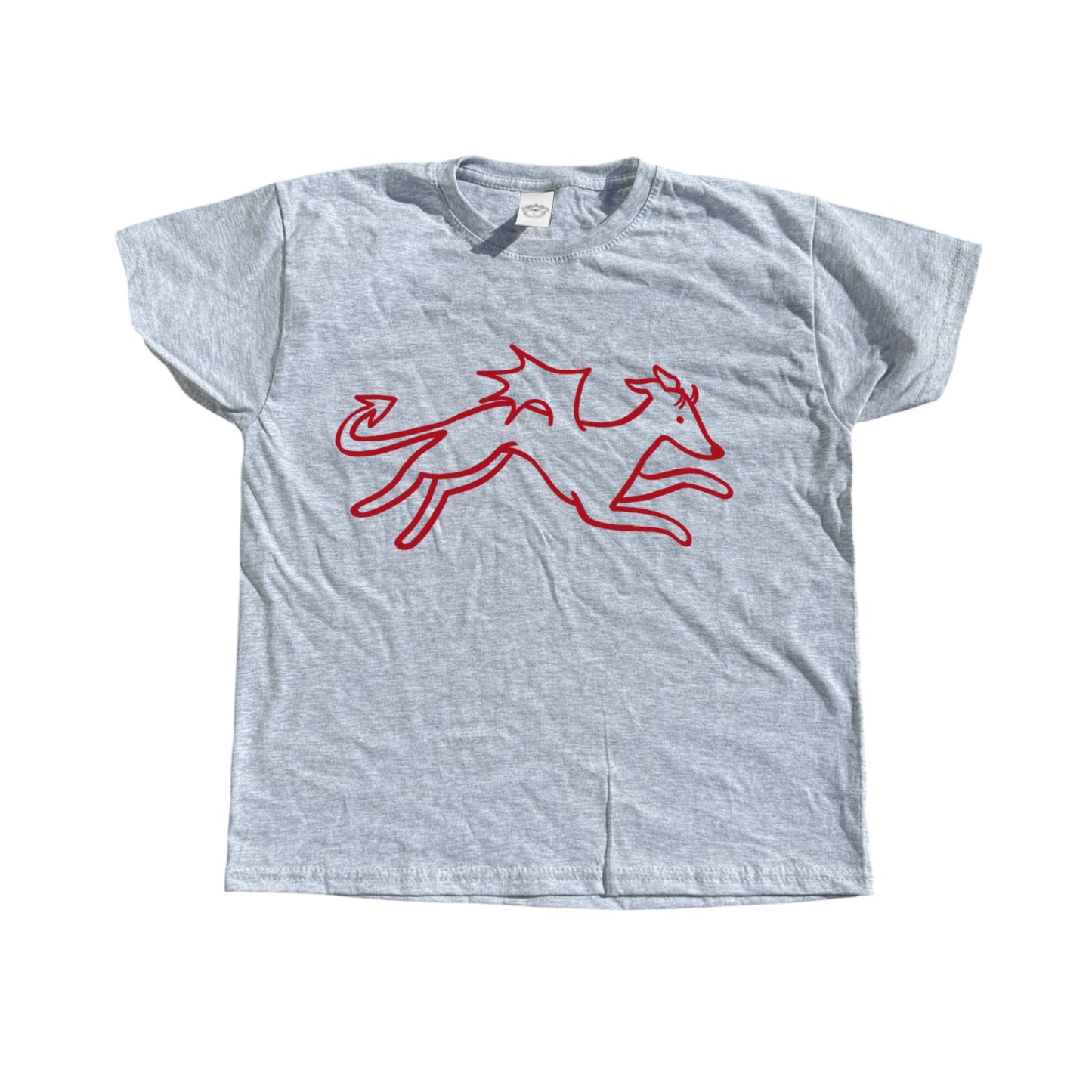 Devil dog grey tee