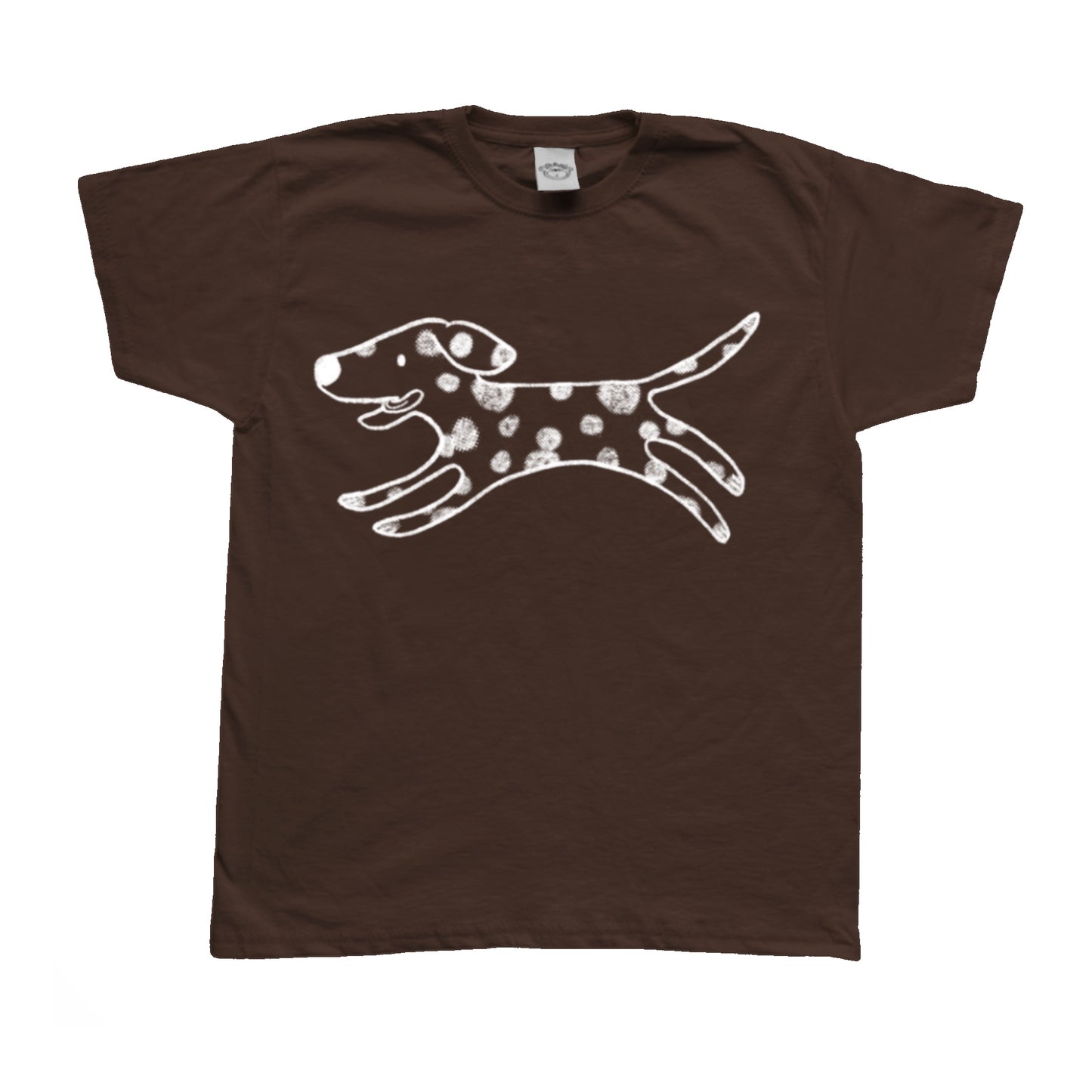 Polka dot brown Dalmatian tee