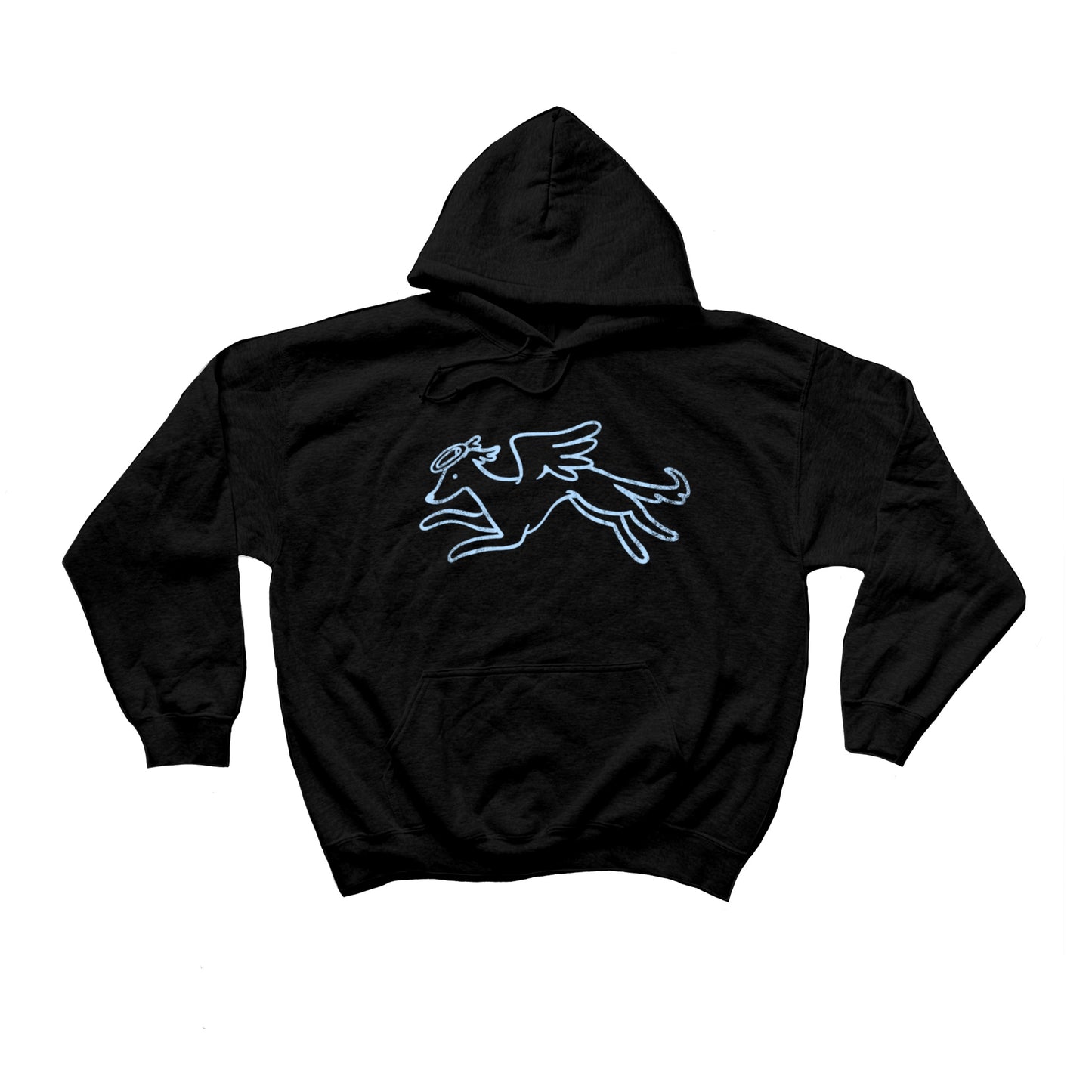 Heavenly hound black hoodie