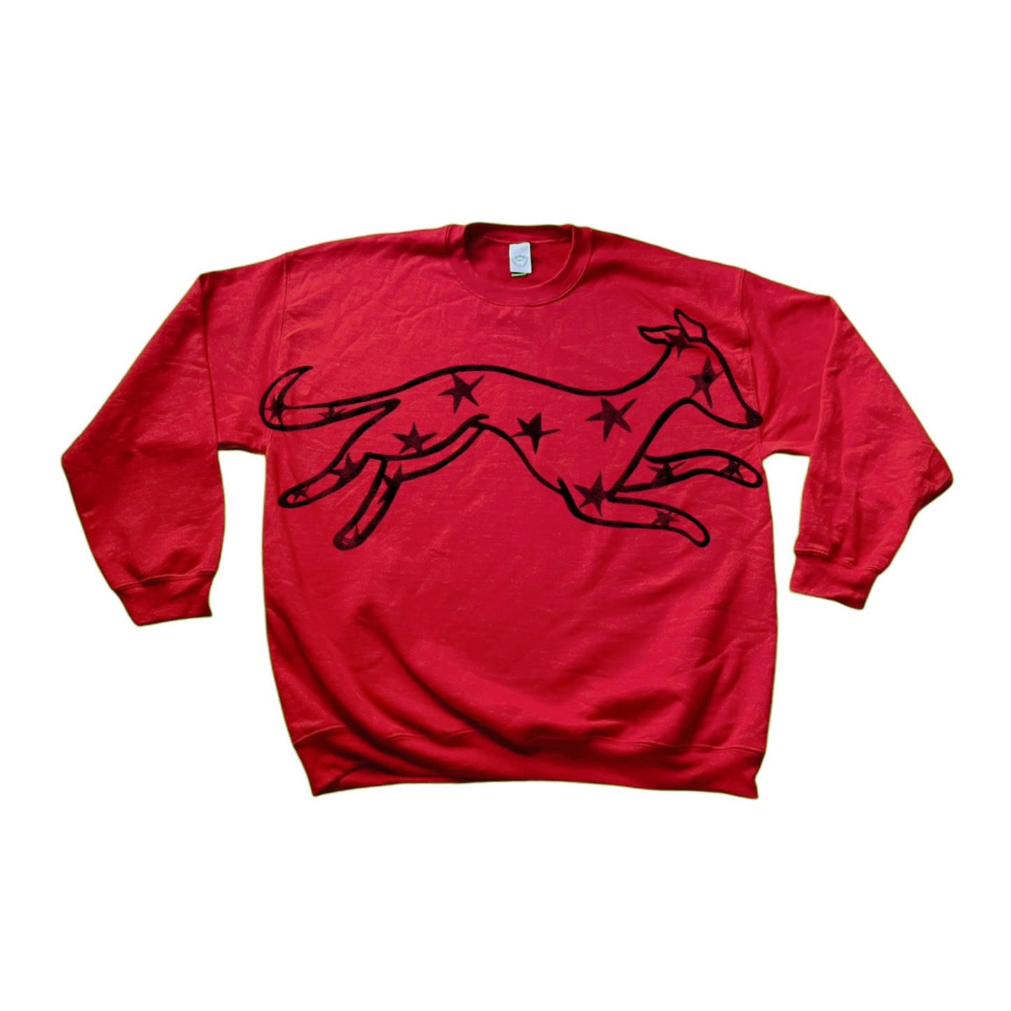 Mega Star Dog Red Sweatshirt