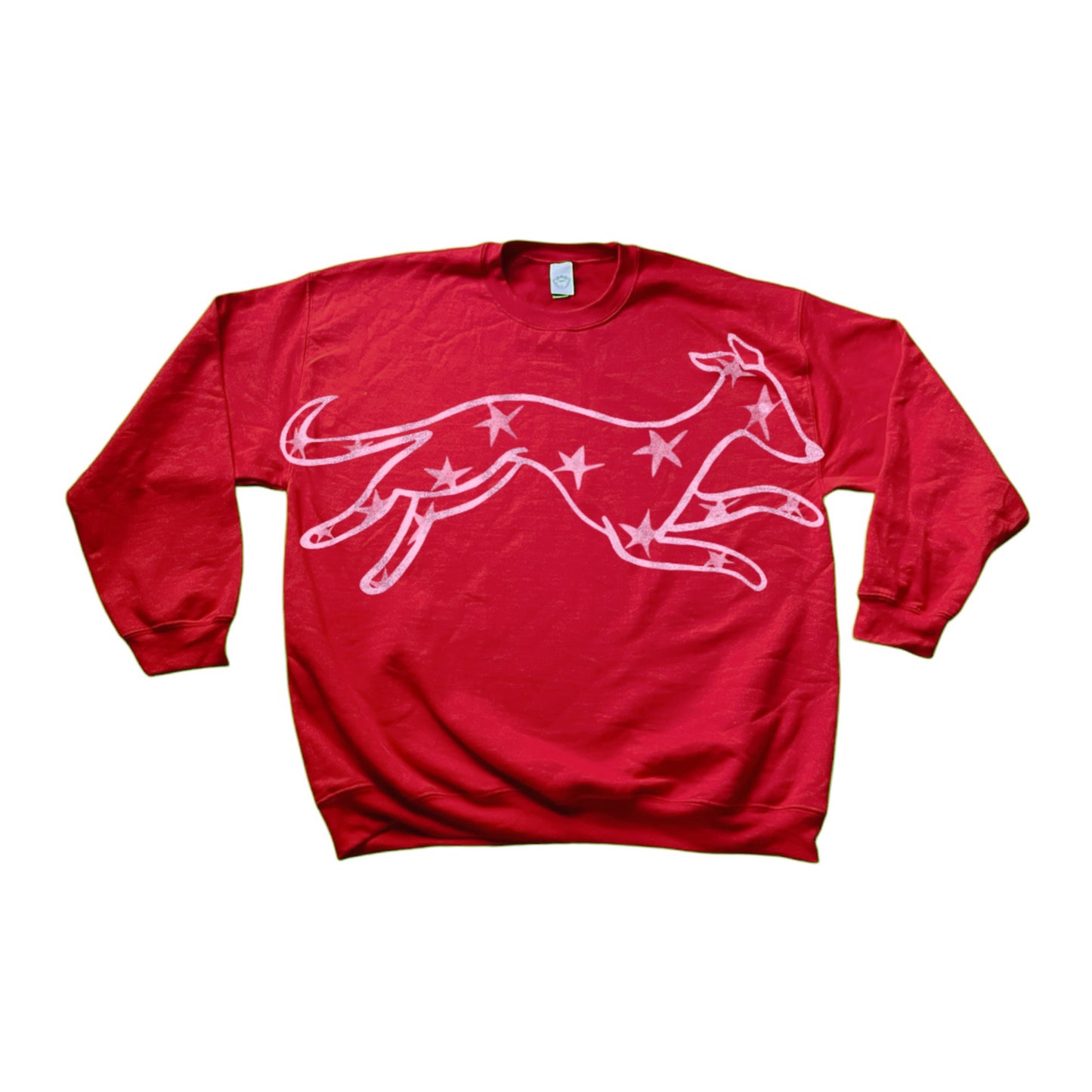 Mega Star Dog Red Sweatshirt