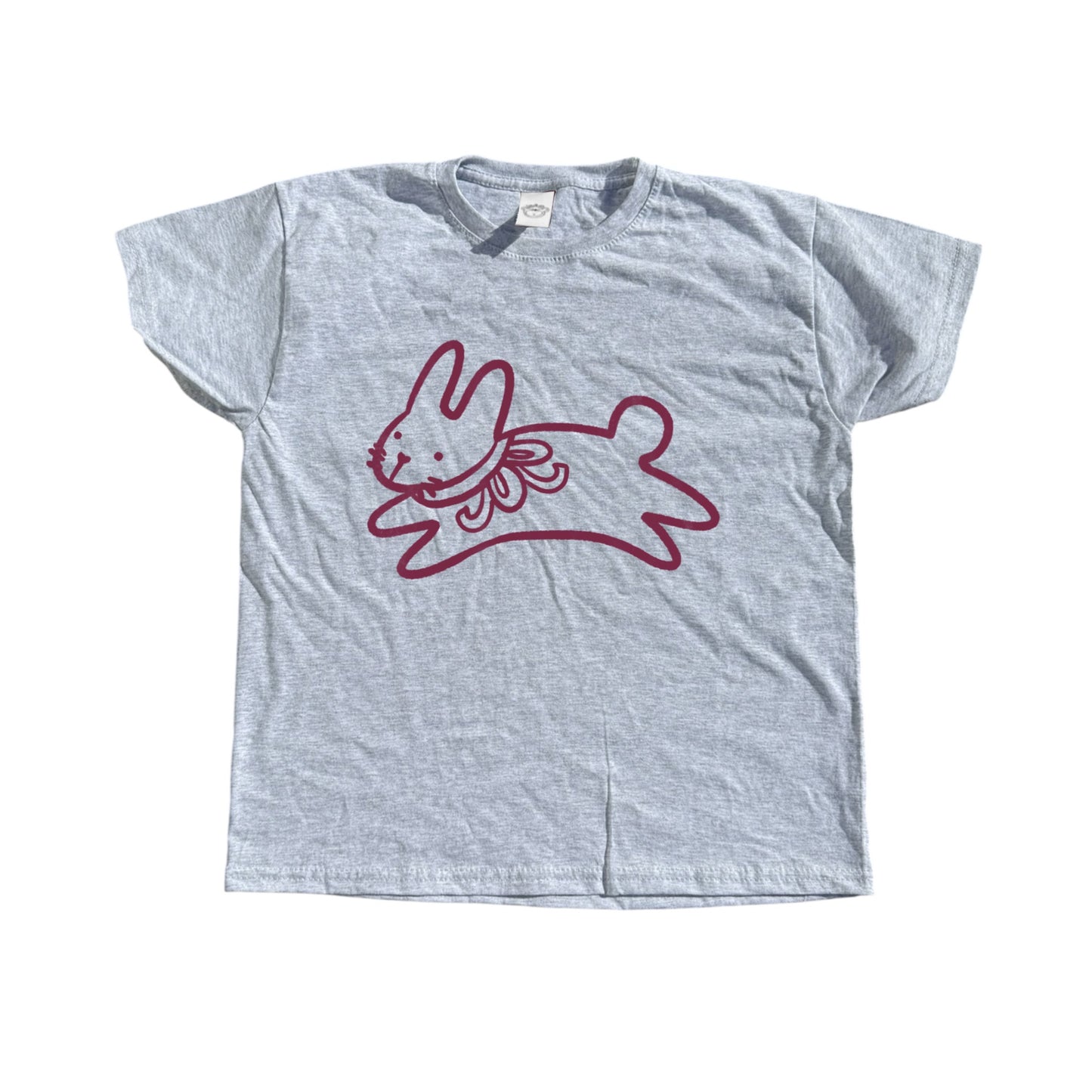 Bow bunny grey tee