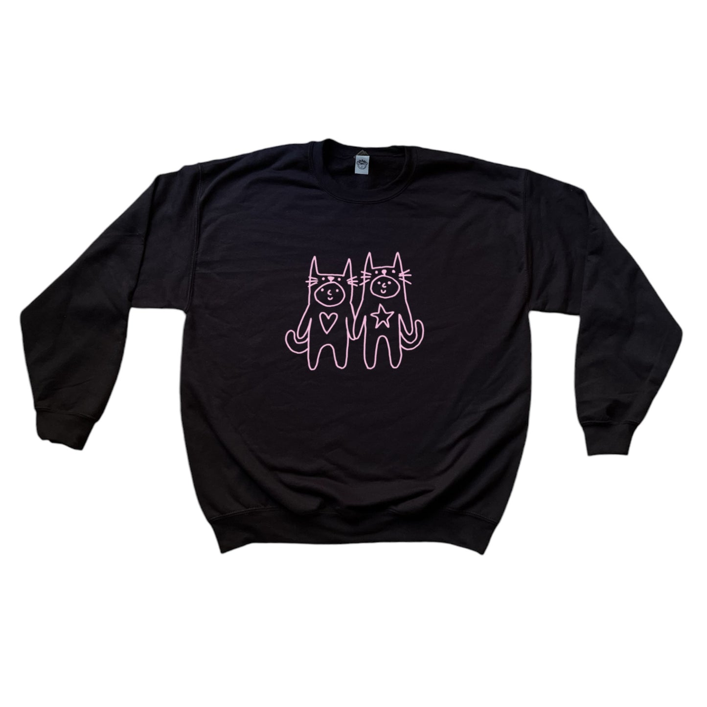 2 Critters in love black Sweatshirt