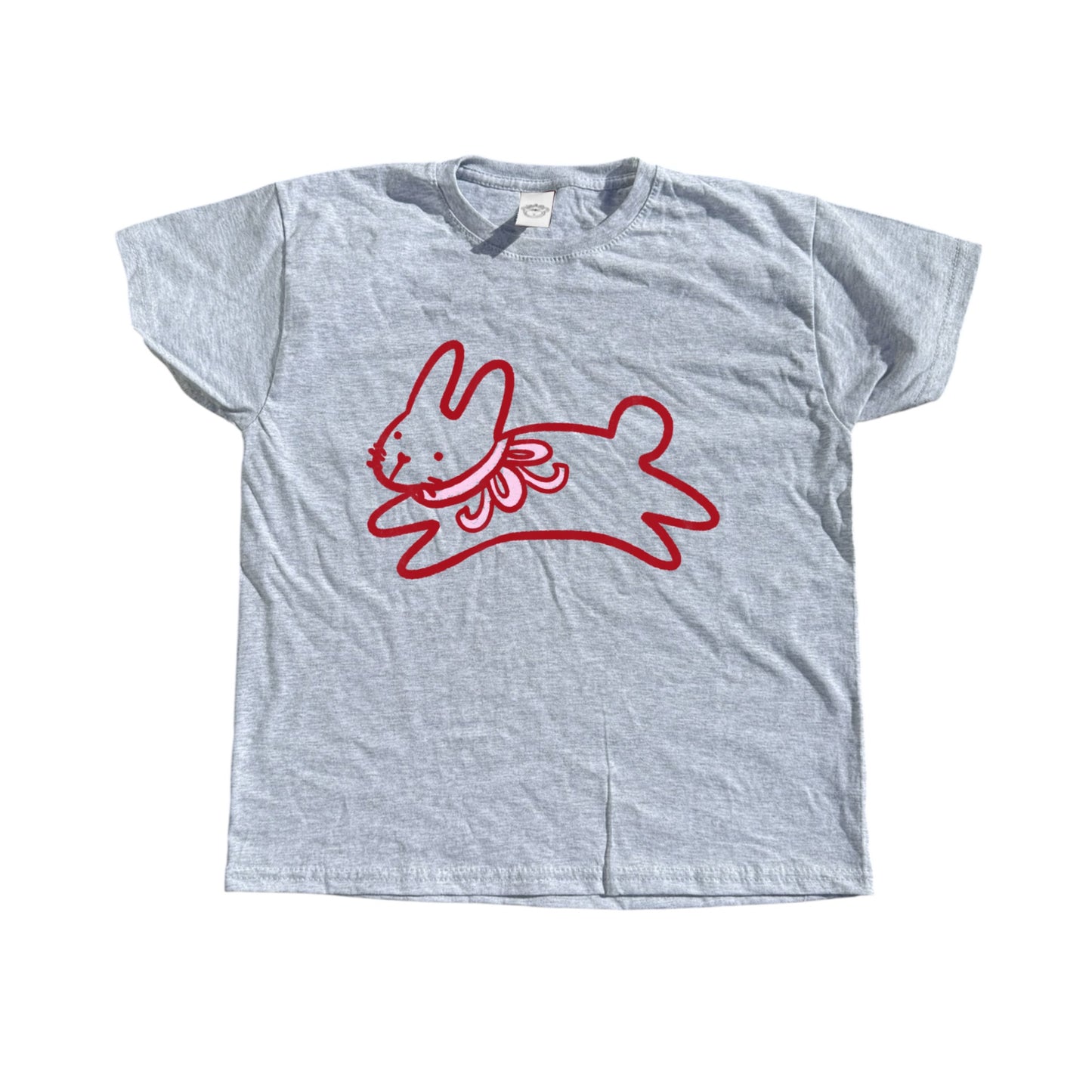 Bow bunny grey tee