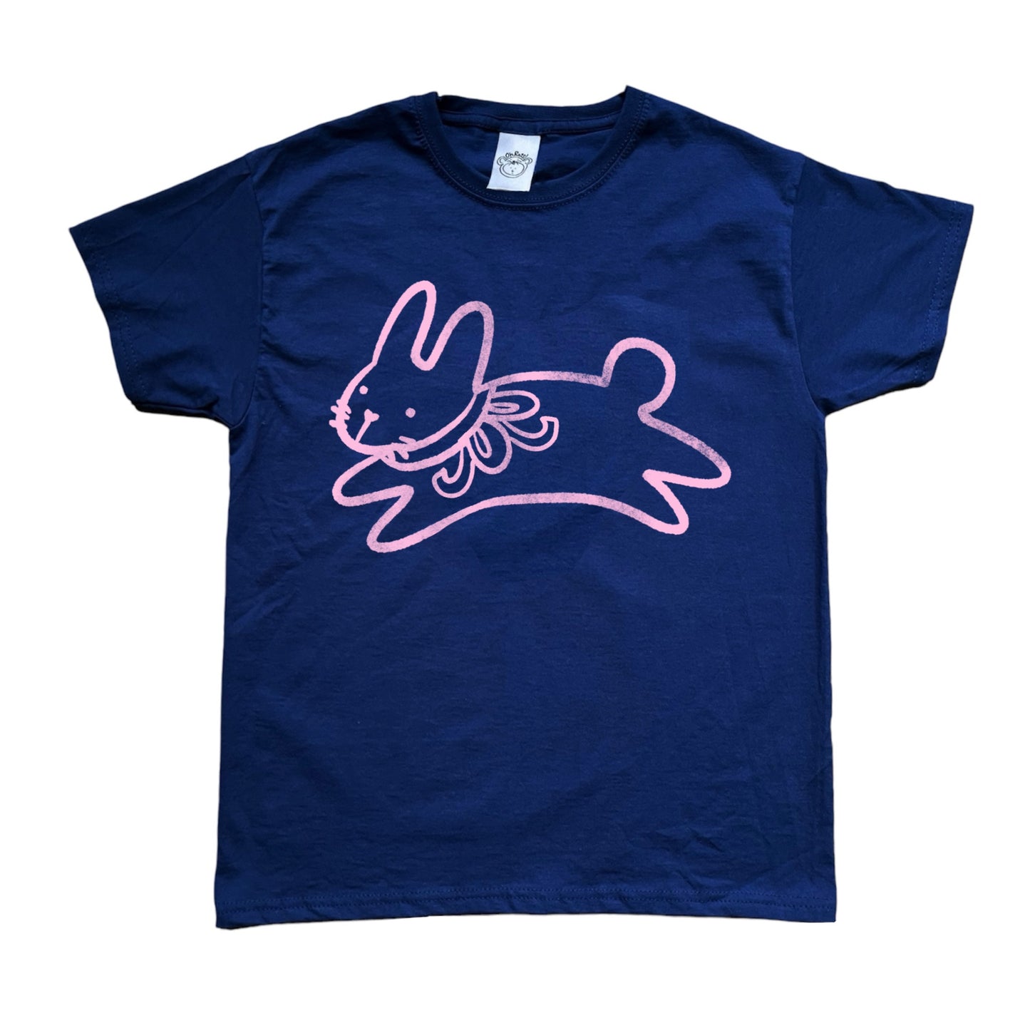 Bow bunny navy tee