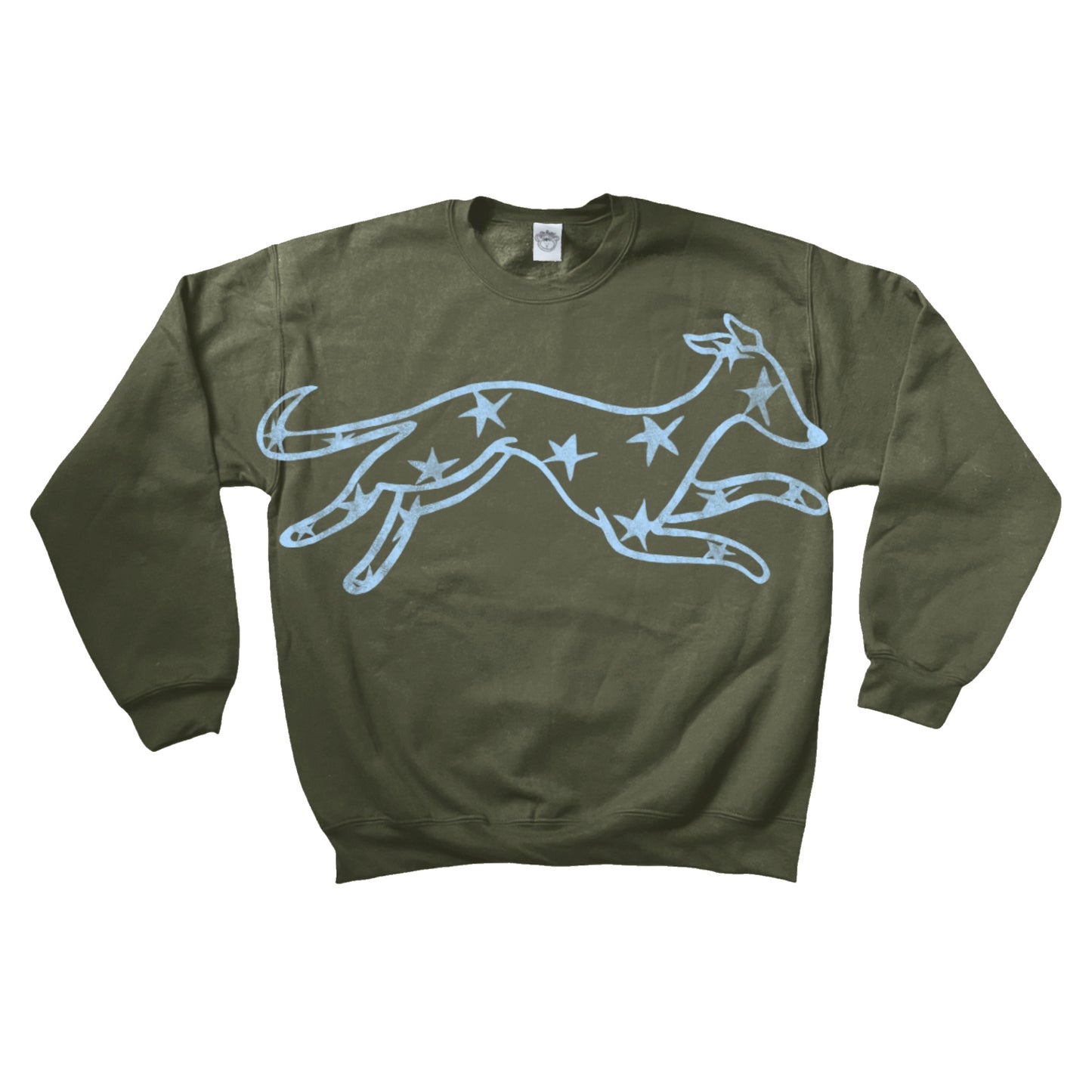 Mega Star Dog khaki Sweatshirt