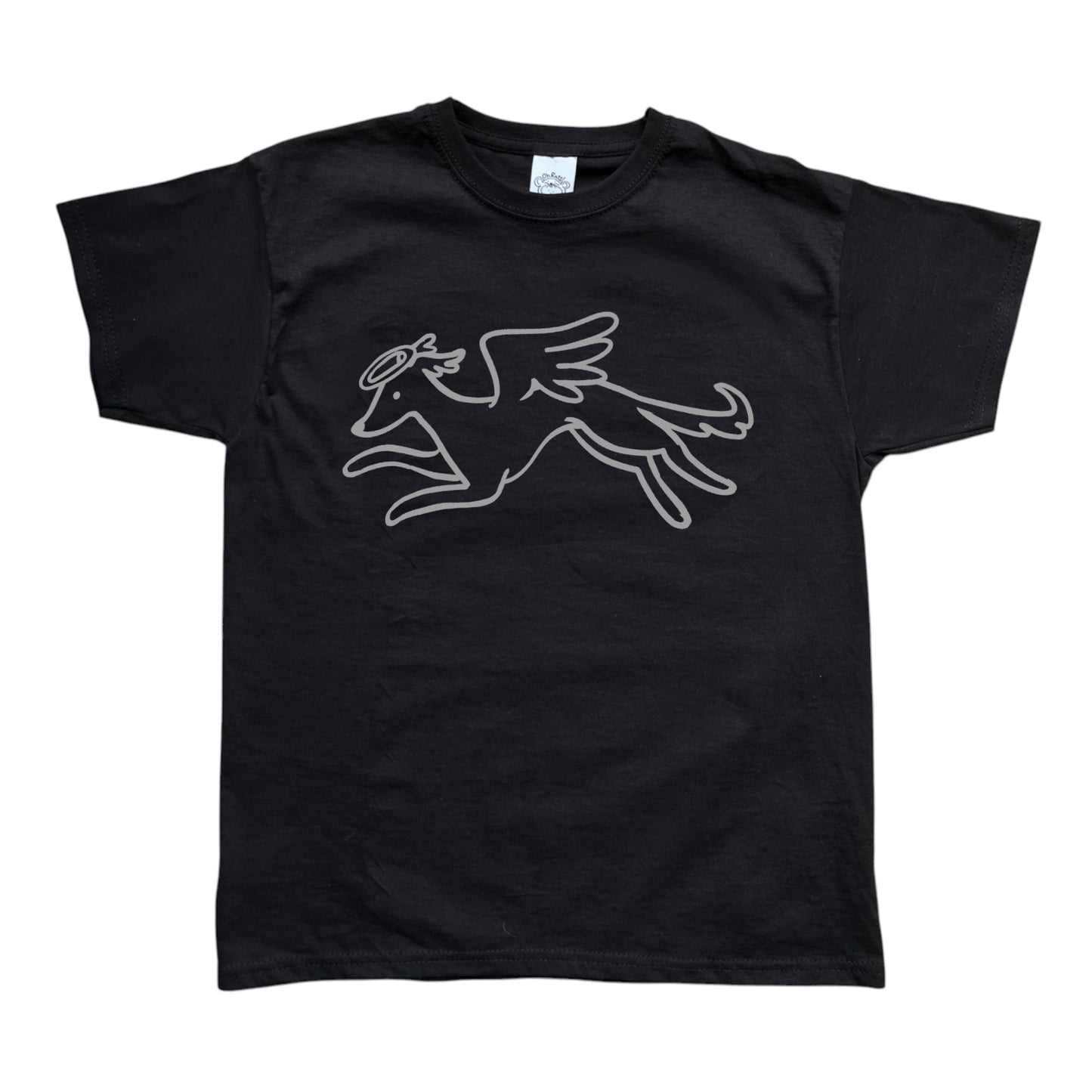 Heavenly hound black tee