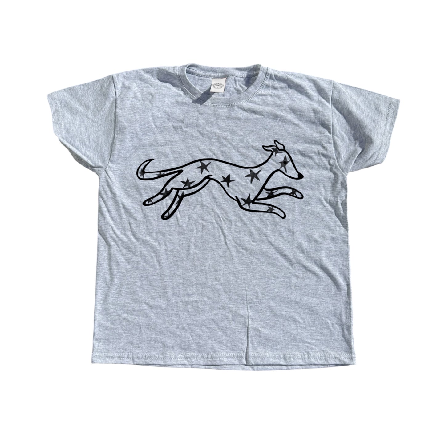 Star dog grey tee