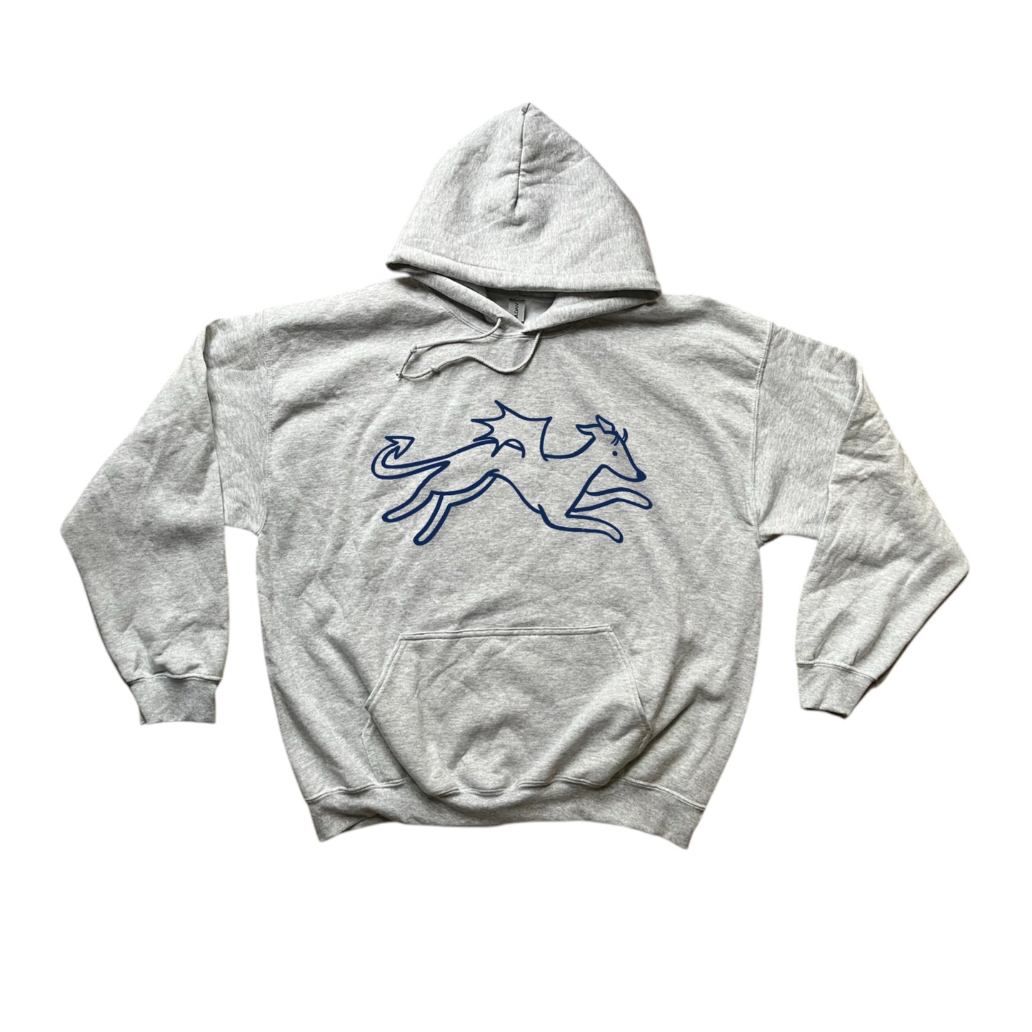 Devil dog grey hoodie