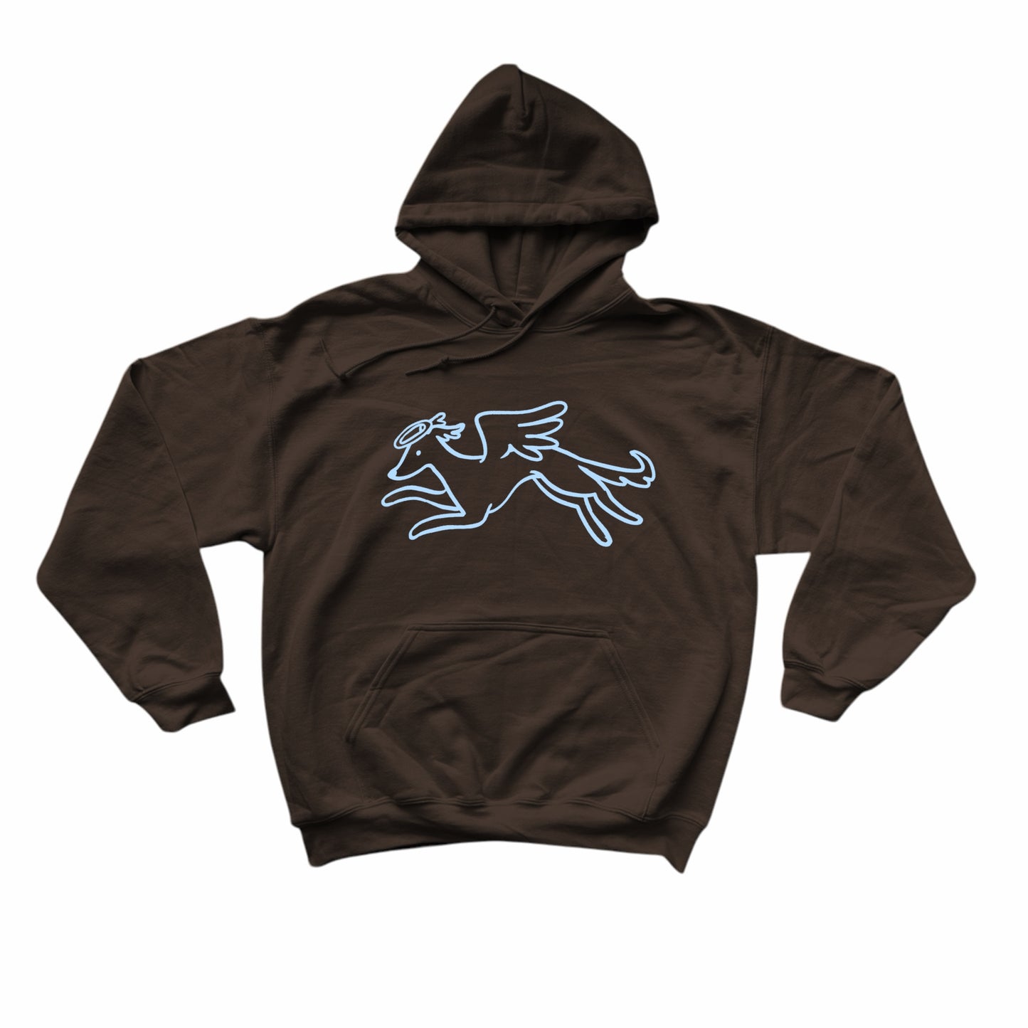 Heavenly hound brown hoodie