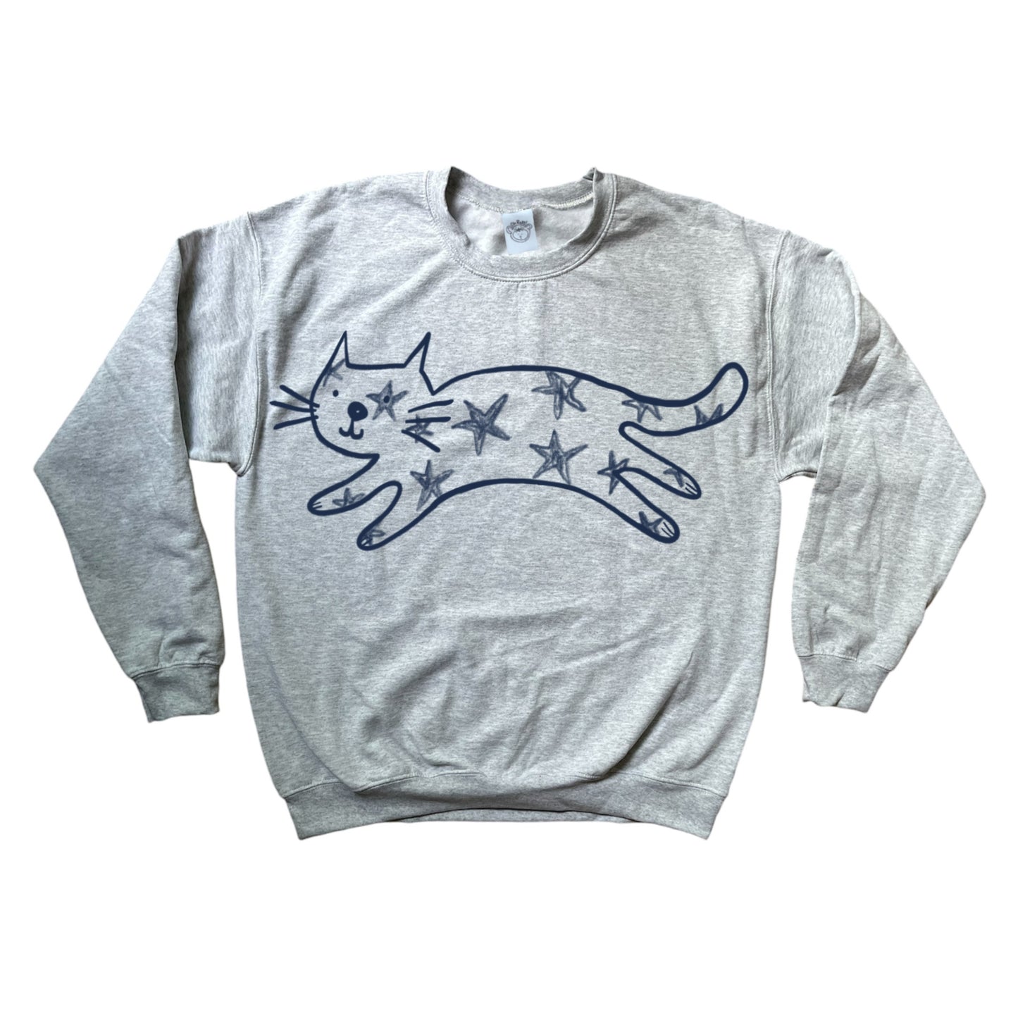 Mega Star Cat grey sweatshirt