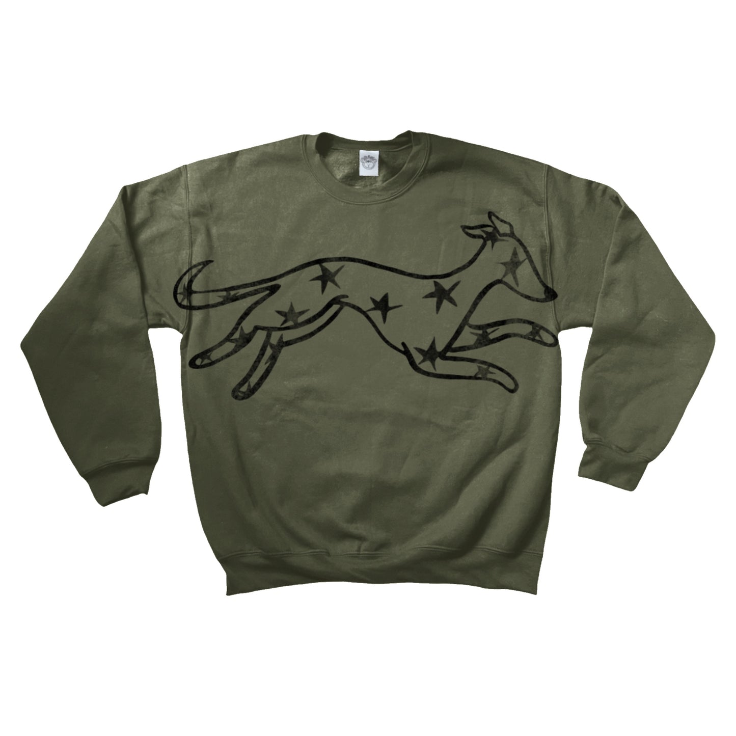Mega Star Dog khaki Sweatshirt