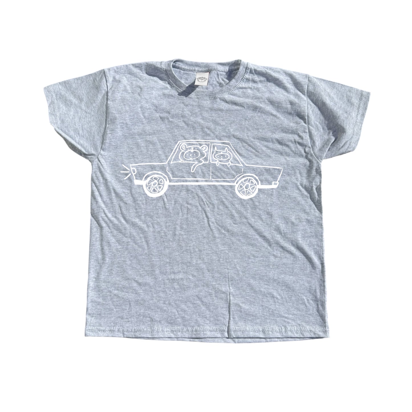 Critter road trip grey tee