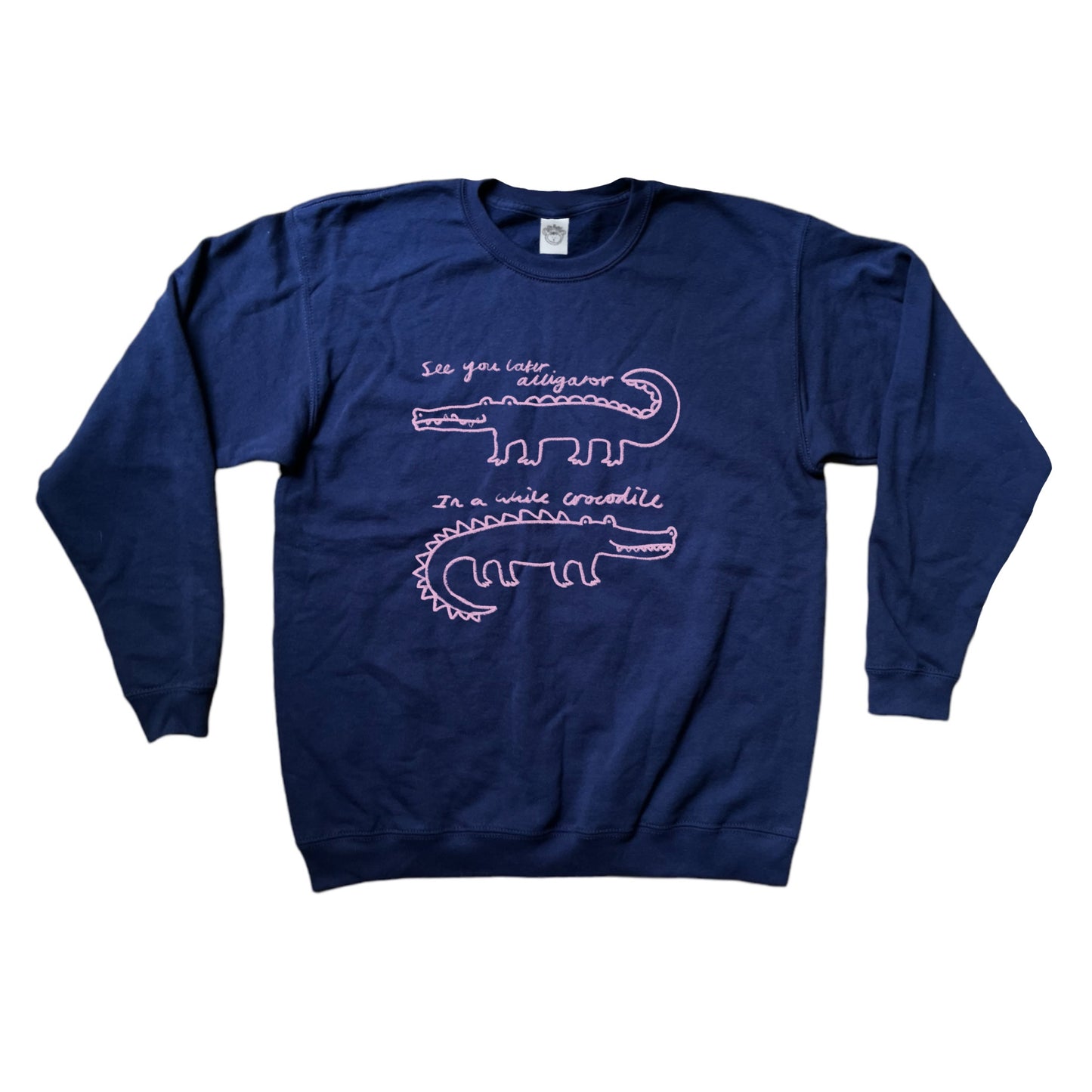 See you later alligator, in a while crocodile navy Sweatshirt