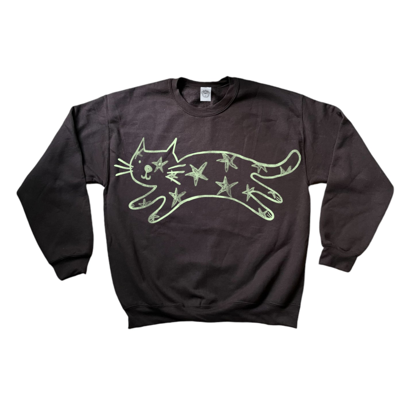 Mega Star Cat brown sweatshirt