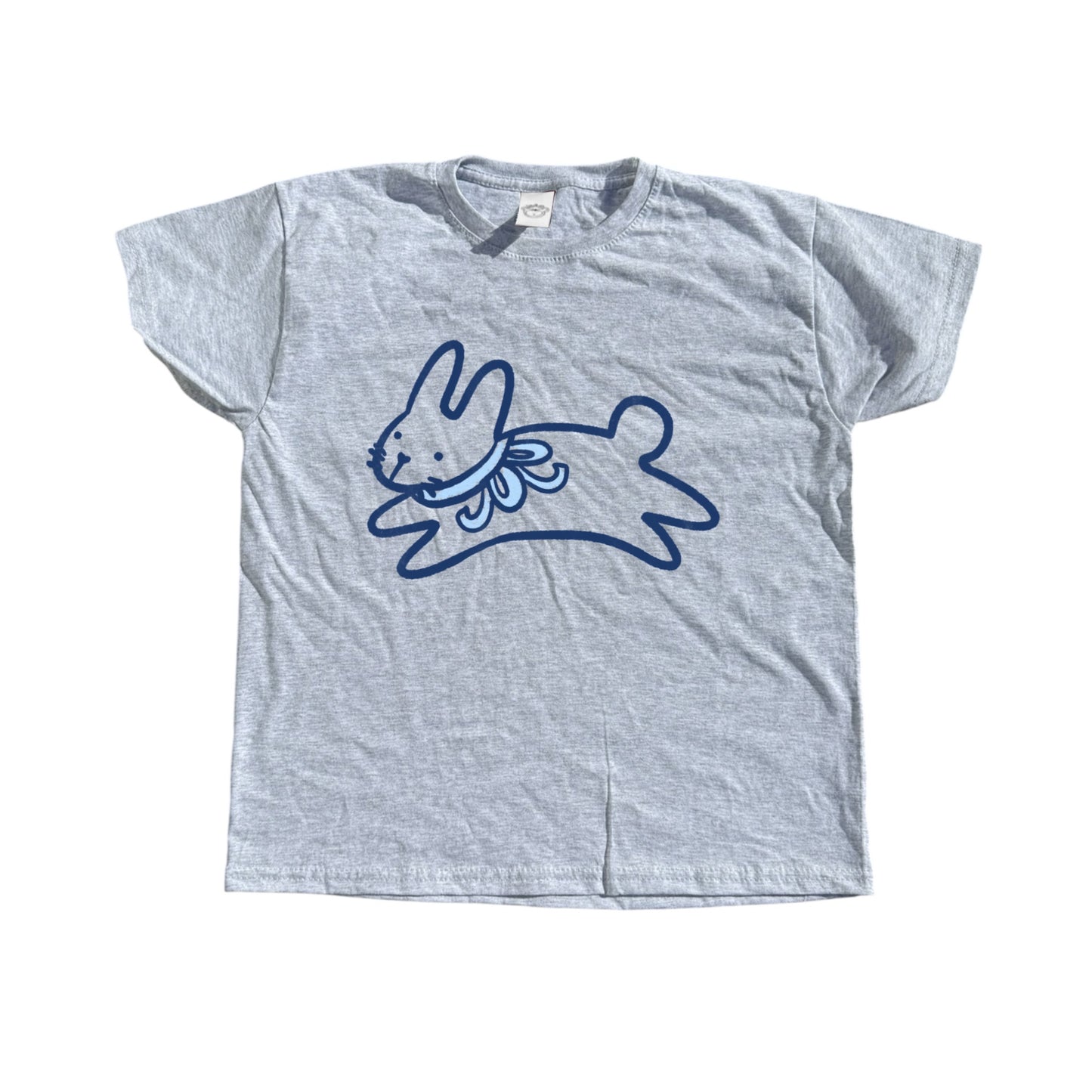 Bow bunny grey tee