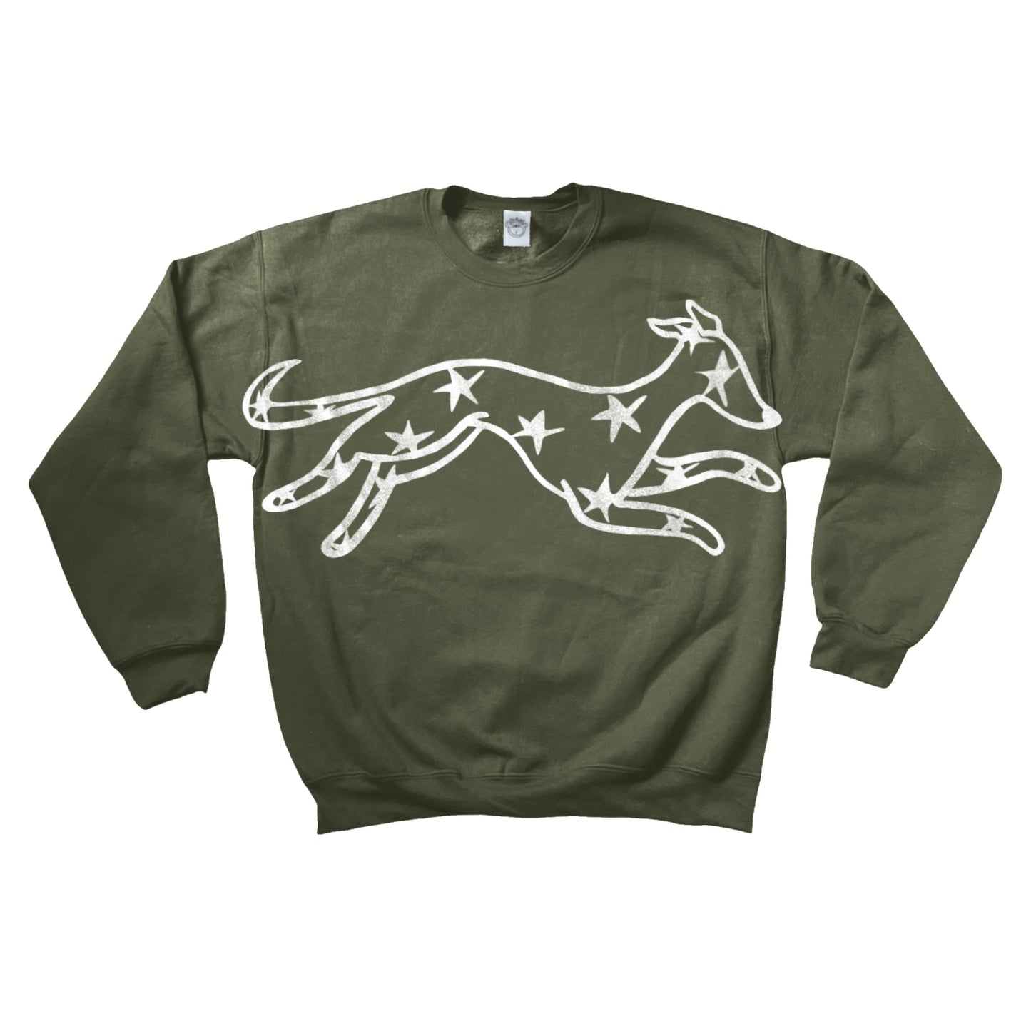 Mega Star Dog khaki Sweatshirt