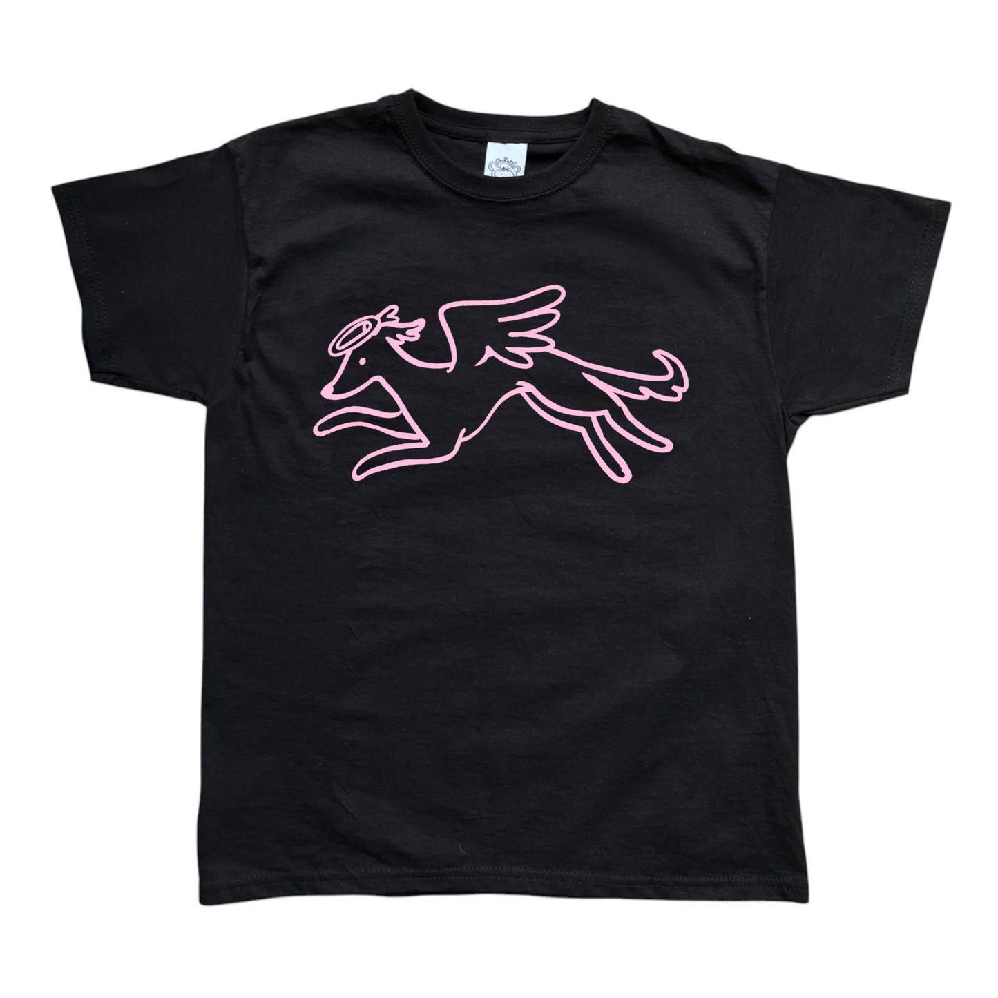 Heavenly hound black tee