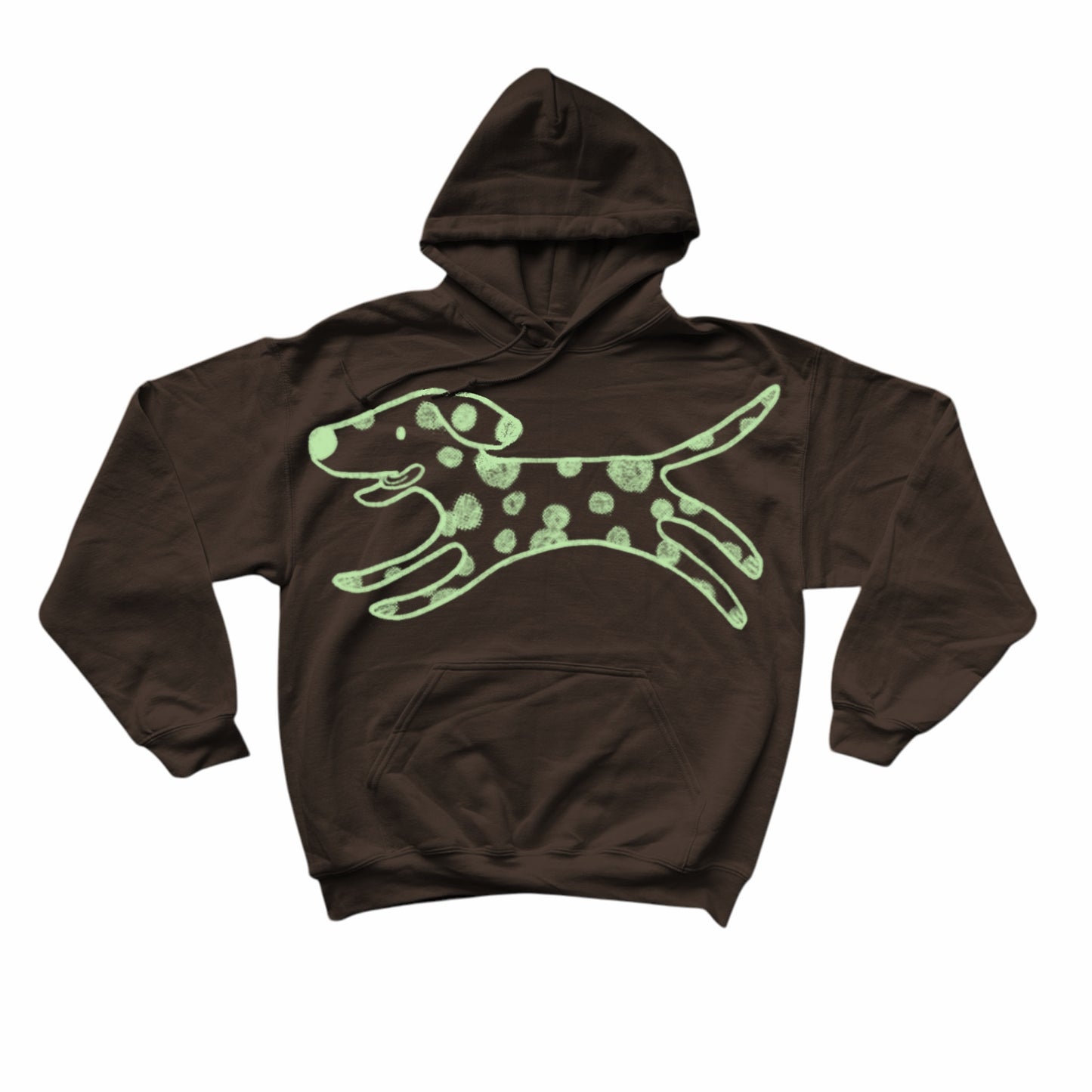 Polka dot MEGA Dalmatian hoodie