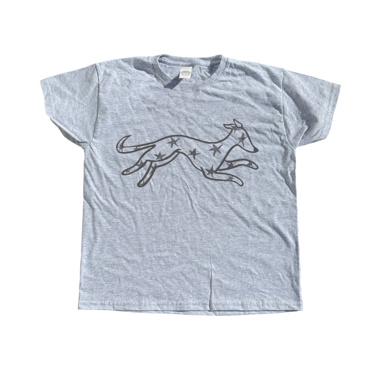Star dog grey tee