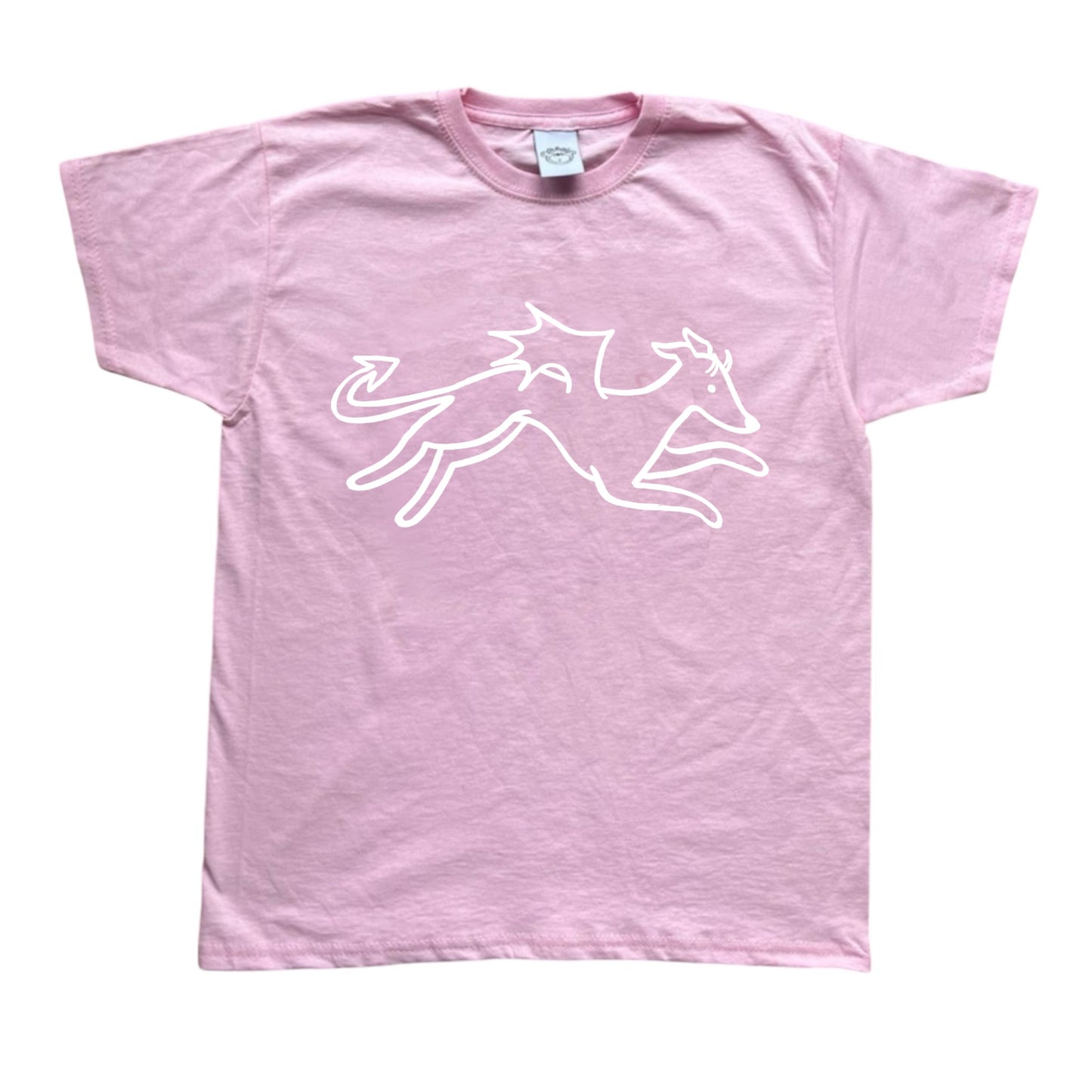 Devil dog pink tee