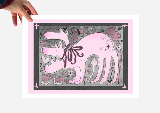 Pink Cerberus print