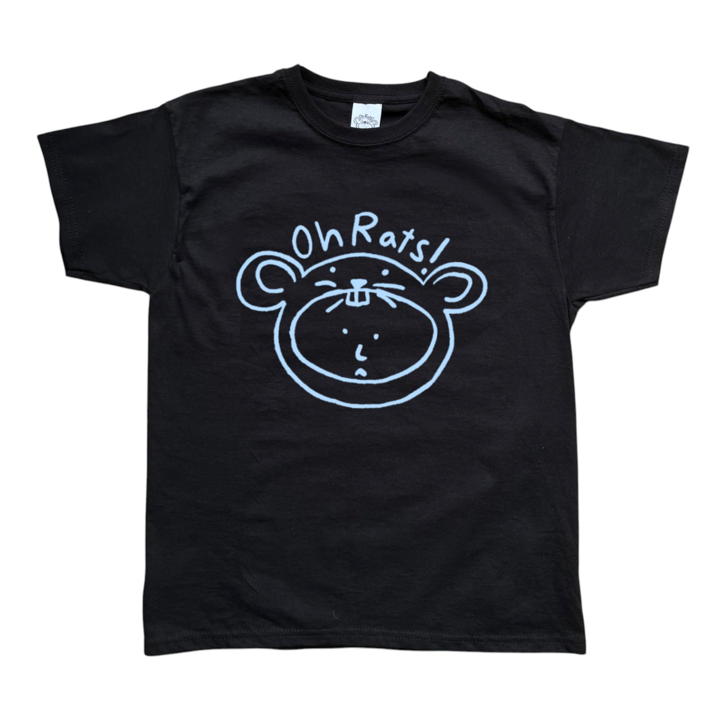 Oh Rats logo black Tee