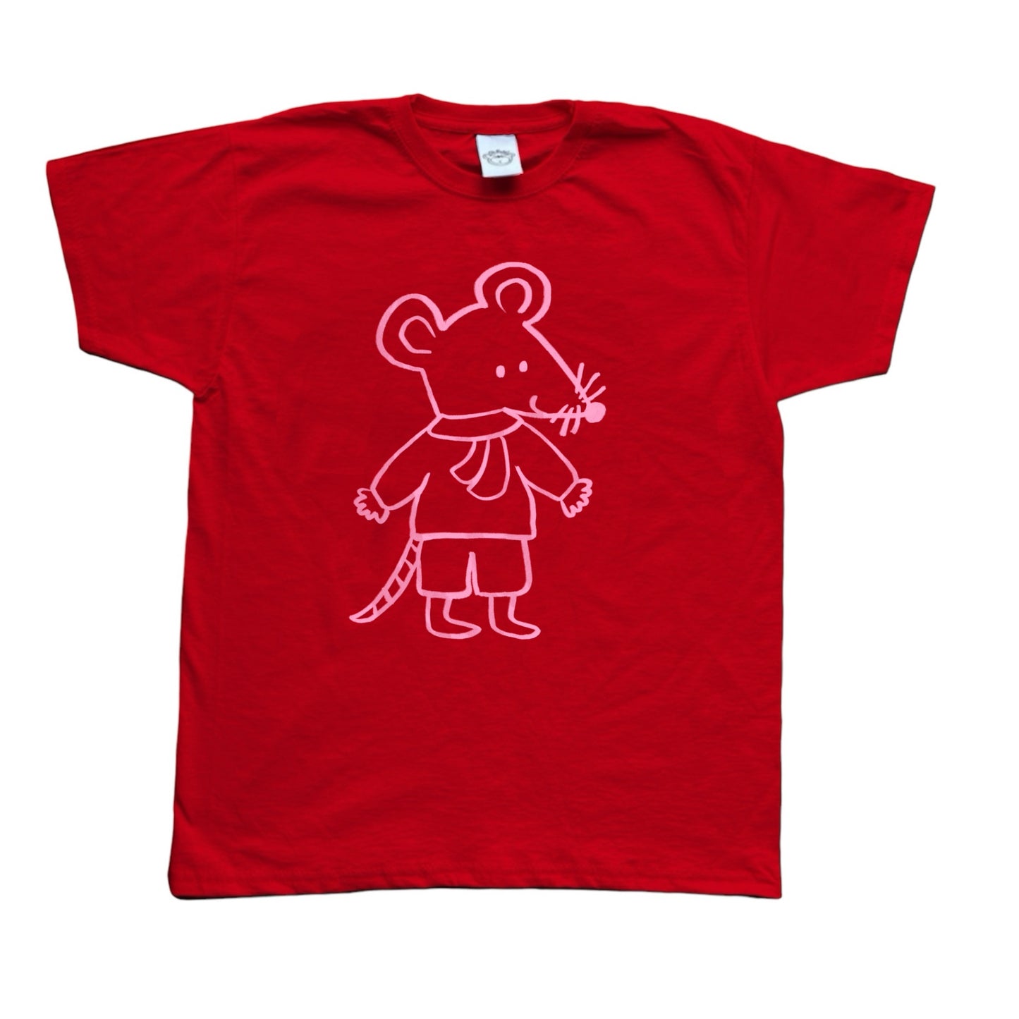 Scarf rat boy red tee